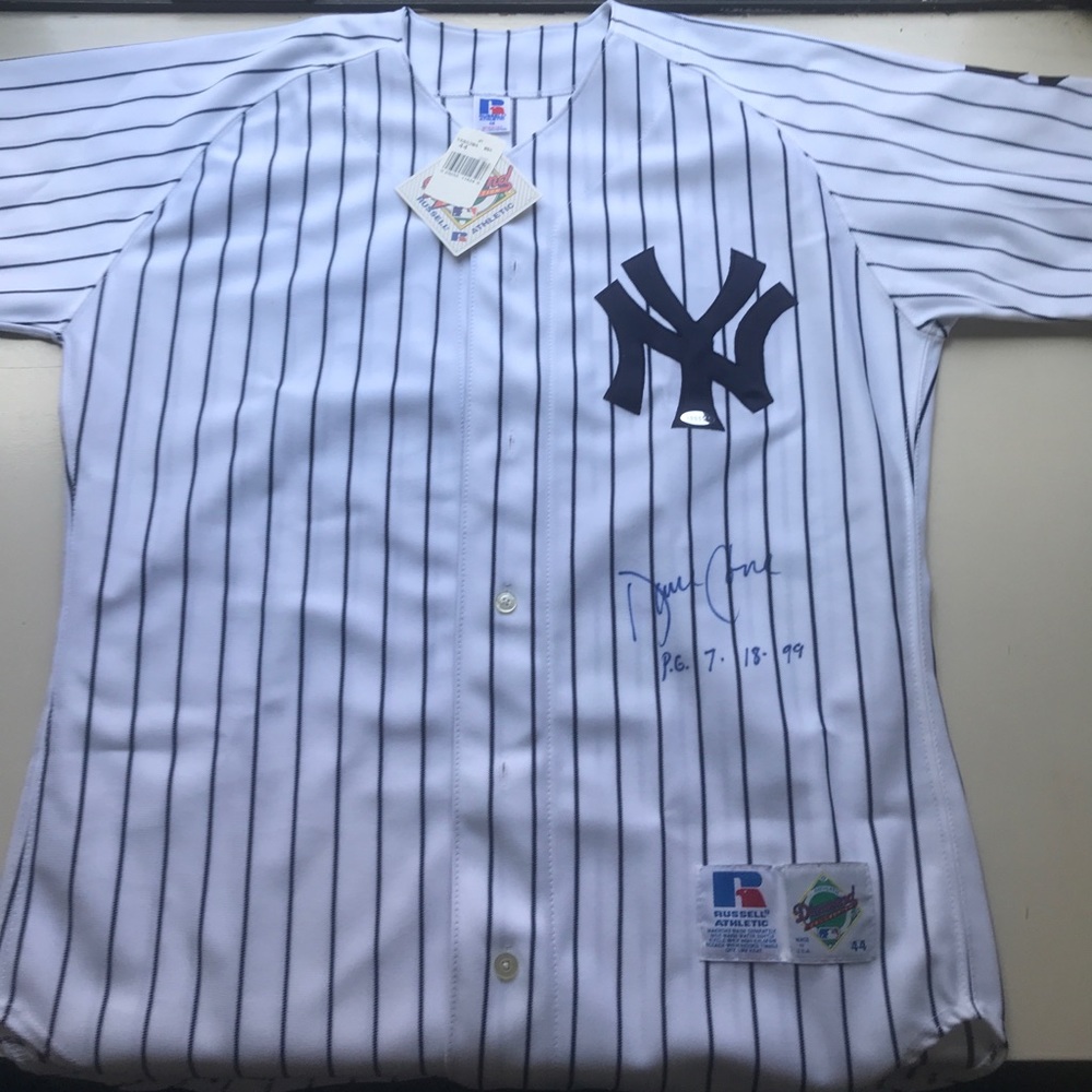 Signed David Cone Yankee Jersey